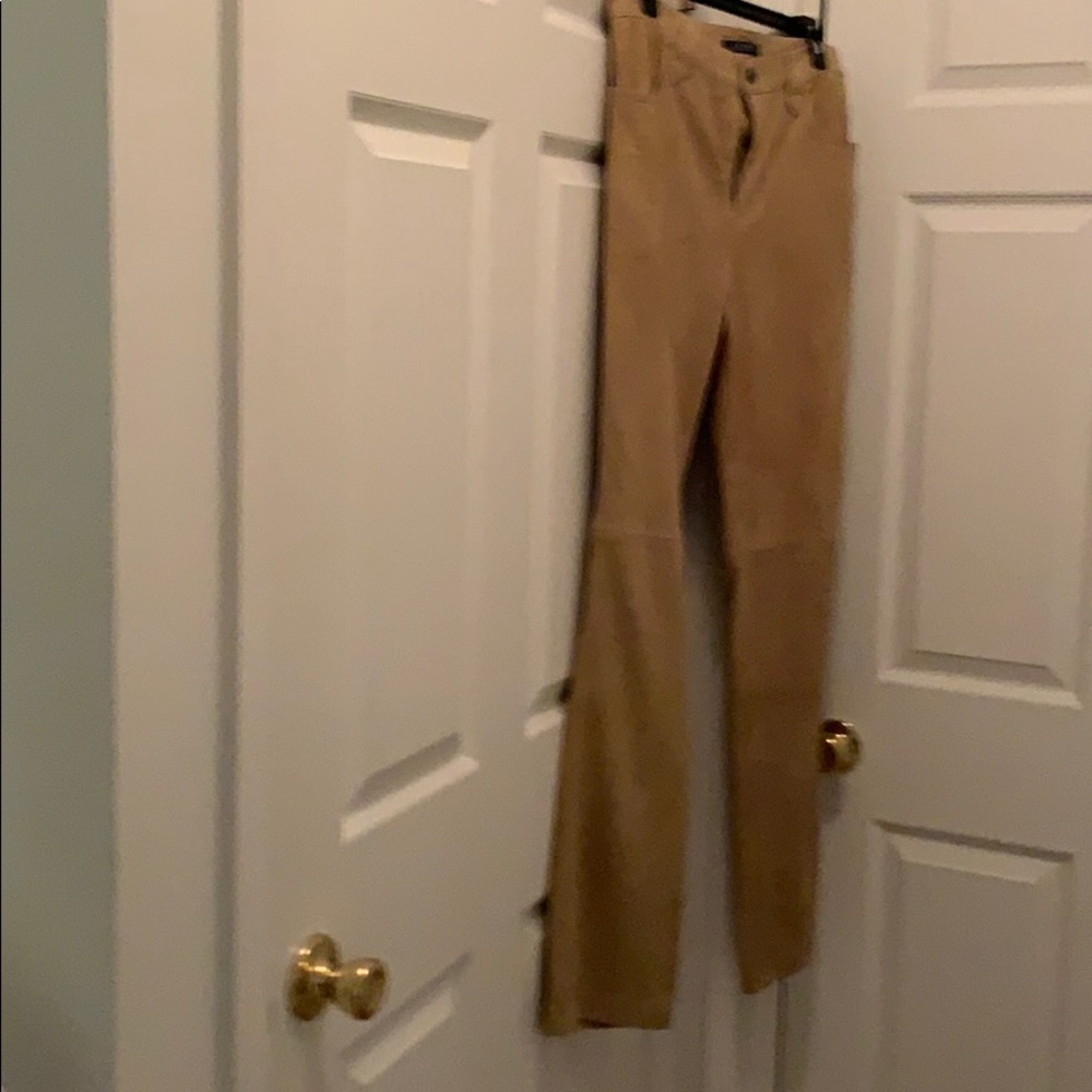 Lauren RL 100% suede pant. Size 8. new, no tags